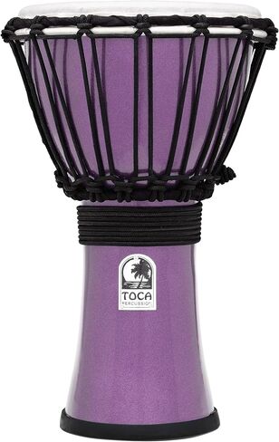 Toca TFCDJ-7MI Freestyle Colorsound 7-Inch Djembe - Metallic Indigo in Saudi Arabia