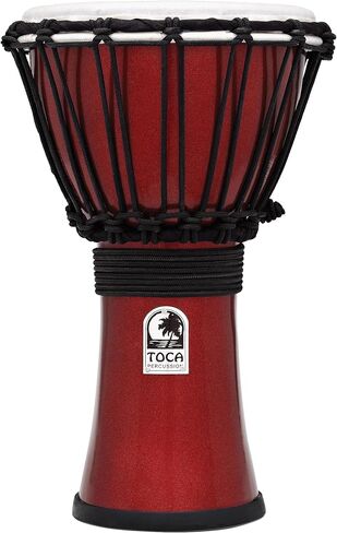 Toca TFCDJ-7MI Freestyle Colorsound 7-Inch Djembe - Metallic Indigo in Saudi Arabia
