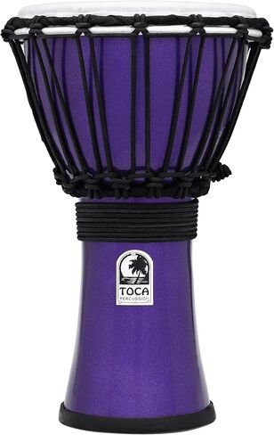 Toca TFCDJ-7MI Freestyle Colorsound 7-Inch Djembe - Metallic Indigo in Saudi Arabia