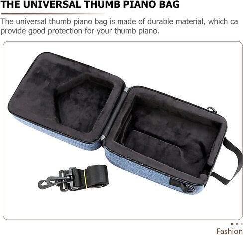 TENDYCOCO Kalimba Bag Kalimba 17 Key Kalimba Hard Case Kalimba ملحق إصبع البيانو حالة 8 مفتاح Kalimba مع حالة Kalimba Kit تخزين حقيبة منظم Kalimba Supply أكياس الأجهزة أكسفورد القماش in Kuwait