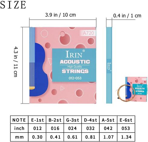 Abaodam 1 مجموعة سلسلة الغيتار الصوتية سلاسل ملحق الطالب سلسلة الفولاذ المقاوم للصدأ in Kuwait