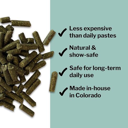 تركيبة 707 مكمل غذائي للخيول بدون ULZERless، دلو 7.5 رطل - دعم طبيعي للخيول التي تعاني من عوامل خطر الإصابة بالقرحة in Kuwait