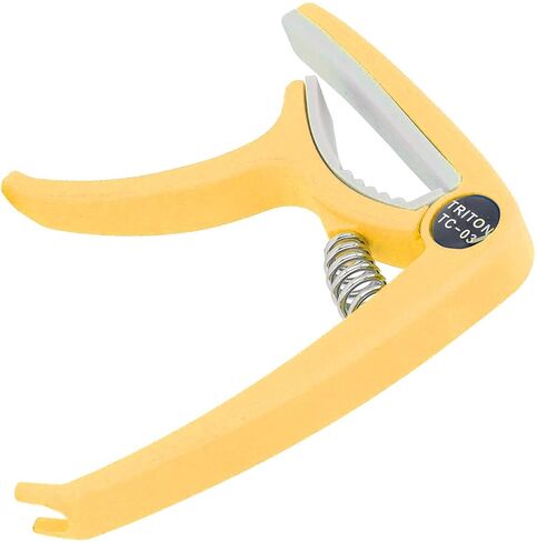 Guitar Accessories, Guitar Capo Easy to Use Quick Release Wide Application Clear Tone for Mandolin for Banjo(Yellow) in Saudi Arabia