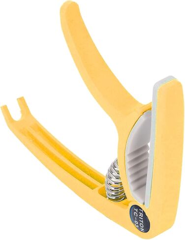 Guitar Accessories, Guitar Capo Easy to Use Quick Release Wide Application Clear Tone for Mandolin for Banjo(Yellow) in Saudi Arabia