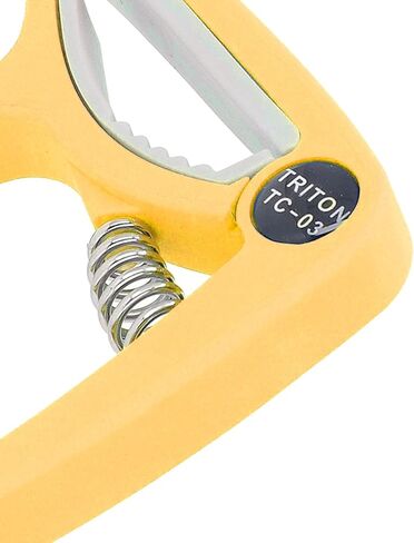 Guitar Accessories, Guitar Capo Easy to Use Quick Release Wide Application Clear Tone for Mandolin for Banjo(Yellow) in Saudi Arabia