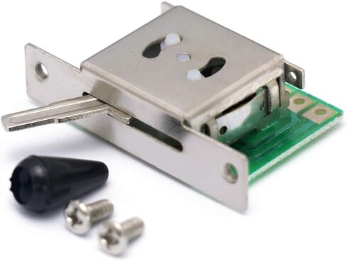 مفتاح تبديل لاقط الجيتار من ميتالور، 3 اتجاهات مع مقبض أسود متوافق مع الجيتار الكهربائي طراز Strat Tele. in Kuwait