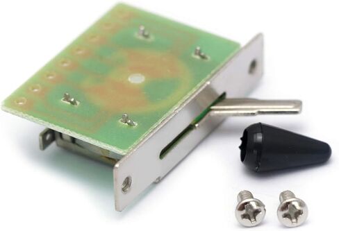 مفتاح تبديل لاقط الجيتار من ميتالور، 3 اتجاهات مع مقبض أسود متوافق مع الجيتار الكهربائي طراز Strat Tele. in Kuwait