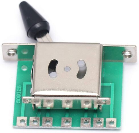 مفتاح تبديل لاقط الجيتار من ميتالور، 3 اتجاهات مع مقبض أسود متوافق مع الجيتار الكهربائي طراز Strat Tele. in Kuwait