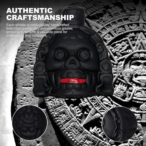 Aztec Death Whistle, Loudest Scream Aztec Whistle of Death Unleash Bone-Chilling Authentic Human Sounding Screams (Red Billed Skull) in Kuwait