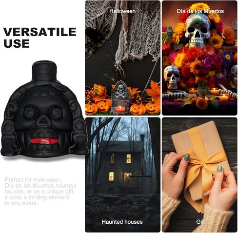 Aztec Death Whistle, Loudest Scream Aztec Whistle of Death Unleash Bone-Chilling Authentic Human Sounding Screams (Red Billed Skull) in Kuwait