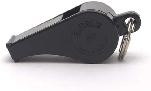 THE ACME Thunderer Referee Whistle No. 660 Black. BPA Free Plastic. Small. Loud. Attention grabbing. Genuine Acme Whistle in Saudi Arabia