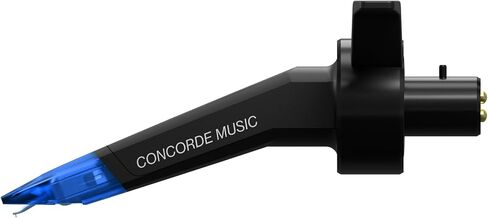أورتوفون كونكورد ميوزيك بلو فونو كارتريدج | تركيب بدون أدوات على أذرع ذات لون على شكل حرف S | أزرق/أسود in Kuwait