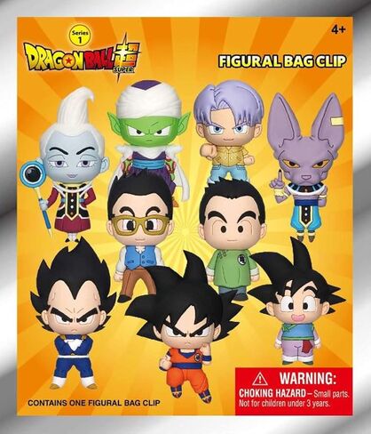 متوافق مع حرف Monogram/بديل لمشبك حقيبة الشكل الإسفنجي Dragonball Z Super 3D في حقيبة عمياء - السلسلة 1 - Dragonball Goku Vegeta Gohan Piccolo in Kuwait