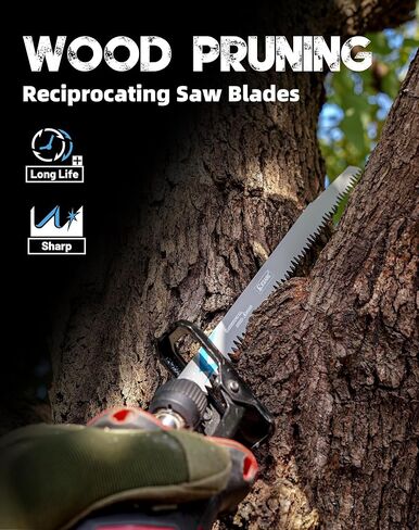 EZARC Wood Pruning Reciprocating Saw Blade, 9-Inch Recip Saw Blades R931GS 5TPI (5-Pack) in Saudi Arabia