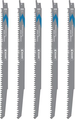 EZARC Wood Pruning Reciprocating Saw Blade, 9-Inch Recip Saw Blades R931GS 5TPI (5-Pack) in Saudi Arabia