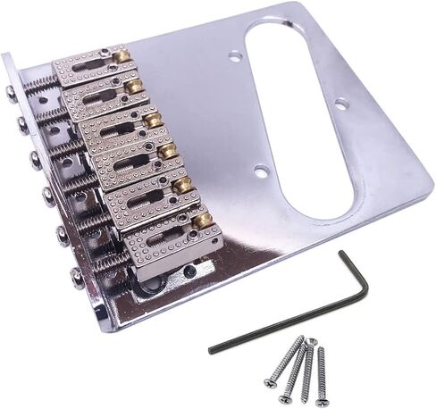 Jiayouy مجموعة جسر الكروم 6 سلسلة لوحة جسر السرج للجيتار الكهربائي على طراز المذيع in Kuwait