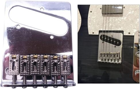 Jiayouy مجموعة جسر الكروم 6 سلسلة لوحة جسر السرج للجيتار الكهربائي على طراز المذيع in Kuwait