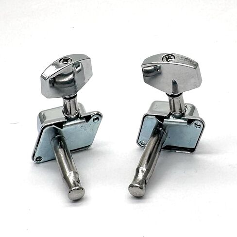 6R Semi-closed Guitar String Tuning Pegs Tuner Machine Heads Knobs Tuning Keys for Acoustic or Electric Guitar (Chrome) in Kuwait