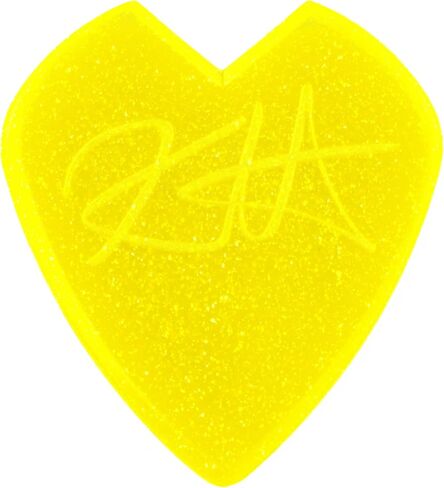 JIM DUNLOP Kirk Hammett Jazz III Pick Yellow Glitter-6 Pack (47PKH3NYS) in Saudi Arabia