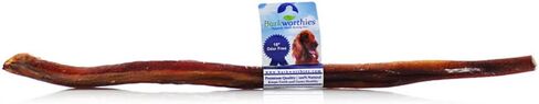 Barkworthies Odor-Free 6 Inch Bully Sticks - 5 Count (Pack of 1) - Protein-Packed, Easily Digestible, All-Natural Rawhide Alternative, Promotes Dental Health in Kuwait