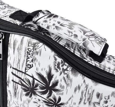 CLOUDMUSIC Ukulele Case Gig Bag Padded Backpack For Baritone 30" Inch(Baritone, Hawaii Blue) in Kuwait