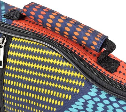 CLOUDMUSIC Ukulele Case Gig Bag Padded Backpack For Baritone 30" Inch(Baritone, Hawaii Blue) in Kuwait