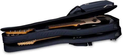Crossrock CRSG106DBK Acoustic Dreadnought Guitar Bag with 10mm Padded Backpack Straps in Black in Saudi Arabia