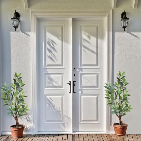 Eucalyptus Artificial Tree, 2pcs Potted Faux Eucalyptus Tree, Artificial Eucalyptus Tree 3FT Tall Fake Eucalyptus Plants Faux Trees in Saudi Arabia