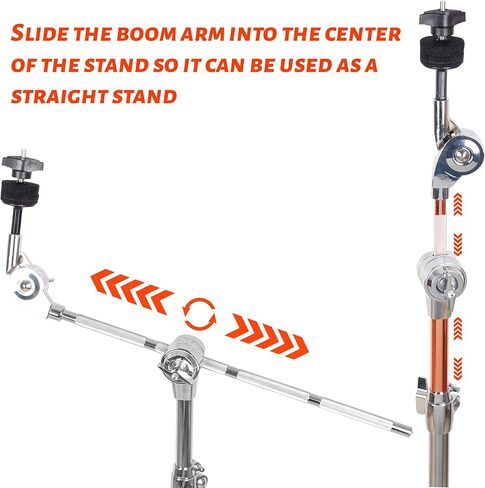 حامل الصنج، حامل الصنج، ضبط الطفرة العالية والسرد المستقيم، أرجل مزدوجة مع أقدام مطاطية، مناسب للاستخدام في الأداء in Kuwait