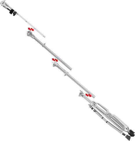 حامل الصنج، حامل الصنج، ضبط الطفرة العالية والسرد المستقيم، أرجل مزدوجة مع أقدام مطاطية، مناسب للاستخدام في الأداء in Kuwait