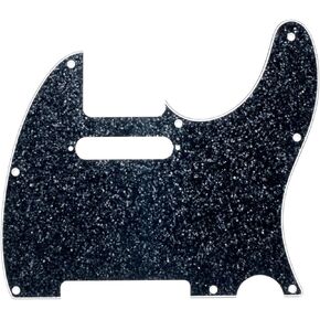 D'Andrea Pro Tele Guitar Pickguard, Black Sparkle
