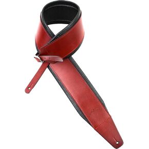Walker & Williams FPB-03 Pro Series Bourbon Red Premium Grain Leather Strap With Aged Chrome Buckle