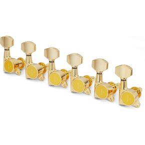 Gotoh Schaller-Style Knob Tuning Machines, 6-In-Line, Gold