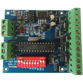 RGBW 8 Channel DMX Controller 2 Group RGBW 8CH Decoder for LED Strip Light