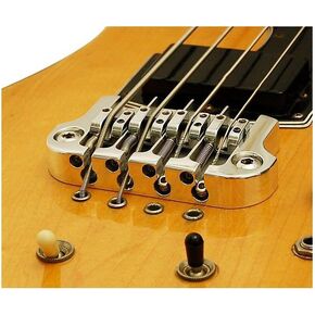 Hipshot 4 String Supertone Bass Bridge 3 Point - Chrome