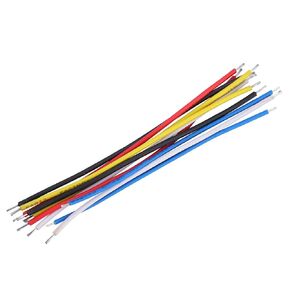 Alomejor 10Pcs Guitar Wire Electric Guitar Bass Inner Connecting Circuit Wire for Guitar Instrument Connecting Cable(19cm)