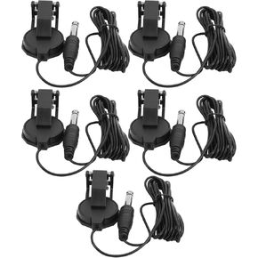 HERCHR 5Pcs Guitar Pickup Piezo Clip On Transducer General Piezo Contact Microphone Clip-On Pickup for Acoustic Guitar Mandolin Bouzouki Violin Banjo Ukulele Cello Erhu Microphone Pickup