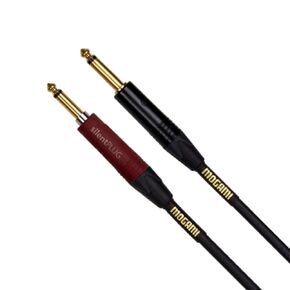 Mogami GOLD INST SILENT S-25 Guitar Instrument Cable, 1/4" TS Male Plugs, Gold Contacts, Straight Connectors with silentPLUG, 25 Foot