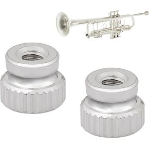 Bach Stradivarius Trumpet First Third Slide Trigger Stop Rod Nut Screw, B136-S Ensures the Slides are in the Correct Range, Achieve a more Stable & Accurate Tuning Range, Keep Playing Smooth (2 PACK) in Kuwait