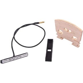 Alnicov Violin Bridge Fiddle Maple Wood，With Violin Double Piezo Upright Cello Pickup For Bass Cello