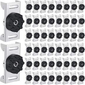 50 Pack Soundproofing Mounting Clip Sound Isolation Clips Noisy Neighbors Soundproofing Ceiling Soundproofing for Apartment Recording Studio Acoustical Equipment for Wall Ceiling Studio