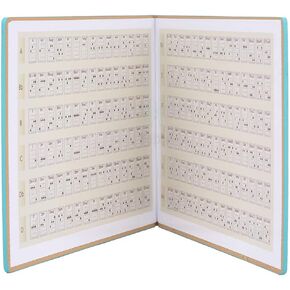 Ukulele Chords Chart, Portable Art Book Beginner Practice Ukulele Book Musical Instrument Accessories for Ukulele Teaching