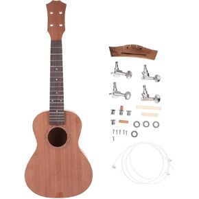 ibasenice 1 Set 23 Inch Ukulele Diy Graffiti Ukulele Kit Baritone Ukulele Artist Guitar Acoustic Guitar Soprano Build Your Own Ukulele Kit Kids Ukulele Self Made Wooden Guitar Metal Child