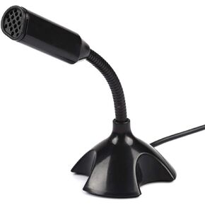 USB Computer Microphone, Plug &Play Desktop Condenser PC Laptop Mic, Compatible with Windows/Mac, Ideal for for Recording, Gaming, Singing, YouTube