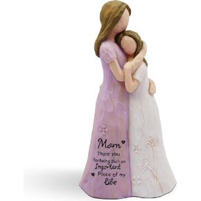 BORLESTA Mom Gifts - Christmas Day Birthday Gifts for Mom, Gifts for Mom, Mom Gifts from Daughter, New Mom Gifts, Mother Gifts, Sculpted Hand-Painted Figure (Blue)