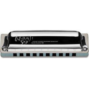 Suzuki Manji Sky 10-Hole Diatonic Harmonica Key of E