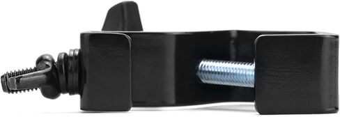 QWORK 6 حزمة مشبك إضاءة المسرح، خطاف إضاءة المسرح، مشابك تروس سوداء، أقصى تحميل 44 رطل C مشبك لإضاءة DJ أضواء كشاف ضوء رأس متحرك، مناسب لأنابيب/أنابيب OD مقاس 1 بوصة - 1⅛ بوصة in Kuwait