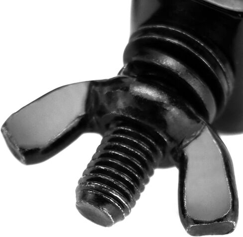 QWORK 6 حزمة مشبك إضاءة المسرح، خطاف إضاءة المسرح، مشابك تروس سوداء، أقصى تحميل 44 رطل C مشبك لإضاءة DJ أضواء كشاف ضوء رأس متحرك، مناسب لأنابيب/أنابيب OD مقاس 1 بوصة - 1⅛ بوصة in Kuwait