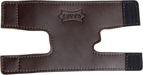 واقي الصمامات من الجلد النباتي من Levy's Leathers للبوق؛ بني (LVG1-VGNDBR) in Saudi Arabia
