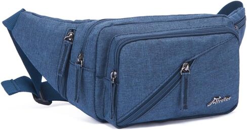 حقيبة الخصر فاني باك للرجال والنساء مع أقفاص زجاجات قابلة للانكماش، حزام قابل للتعديل للتمرين في الهواء الطلق والسفر والجري والمشي لمسافات طويلة وركوب الدراجات والصيد in Kuwait